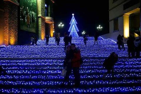 Kerst in China - indrukwekkende versieringen