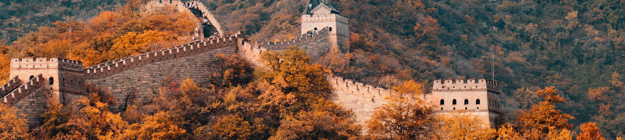 De Chinese Muur in China