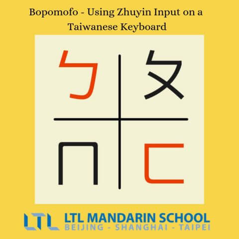 Bopomofo - Zhuyin Fuhao gebruiken - Chinees alfabet