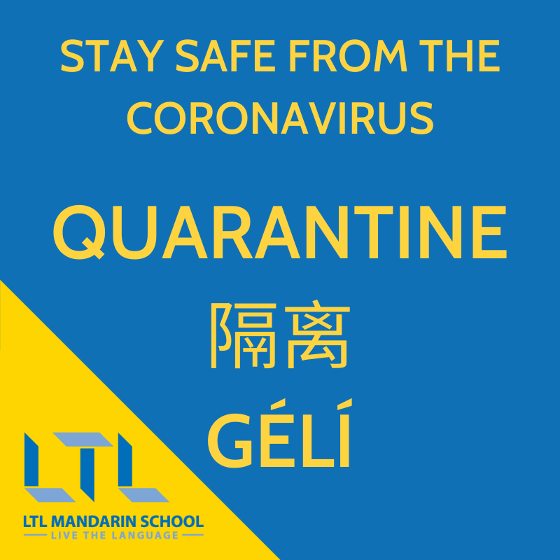Quarantaine in het Chinees - Coronavirus